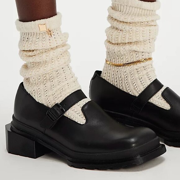 Dr. Martens Black Mary Jane Heels - Picture 1 of 13